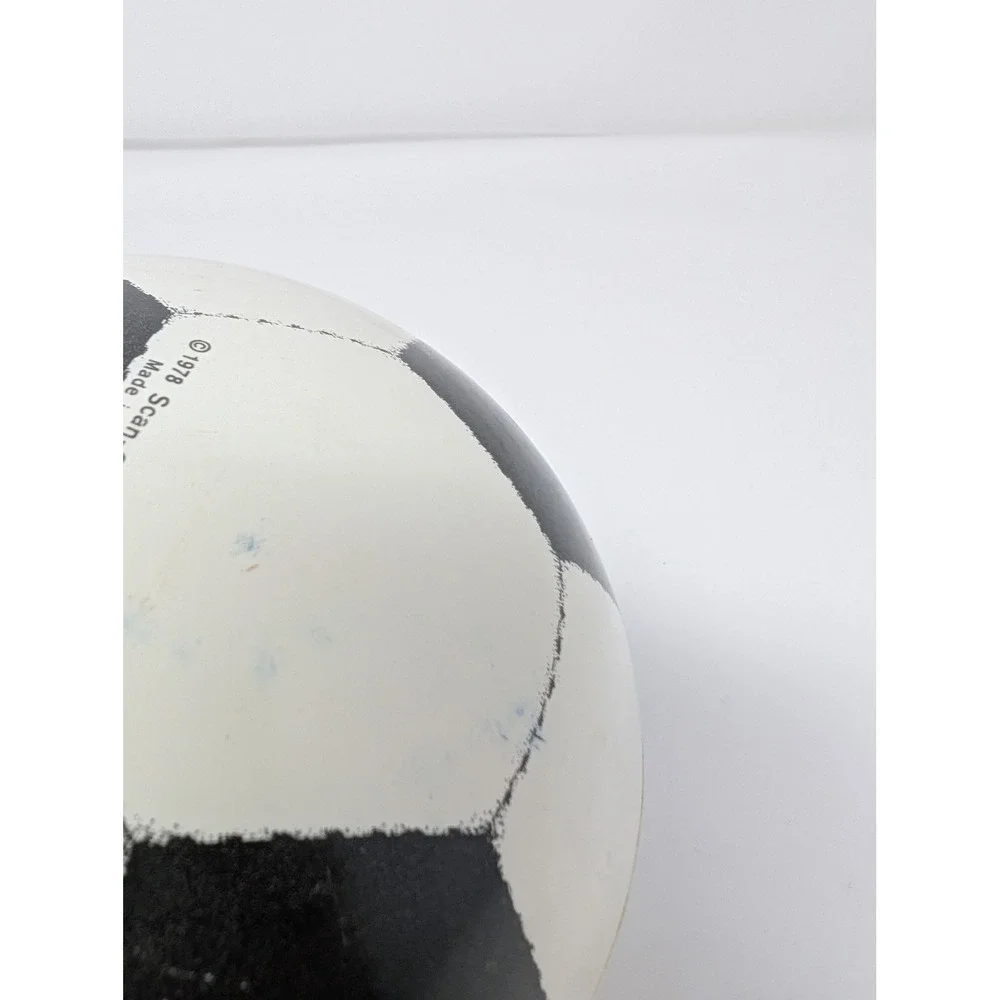Allan Simonsen 1978‎ Scan Globe A/S Denmark Soccer Ball Piggy Bank Coin Holder